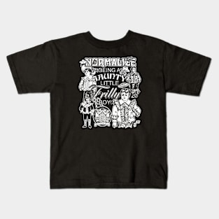 Frilly White Kids T-Shirt